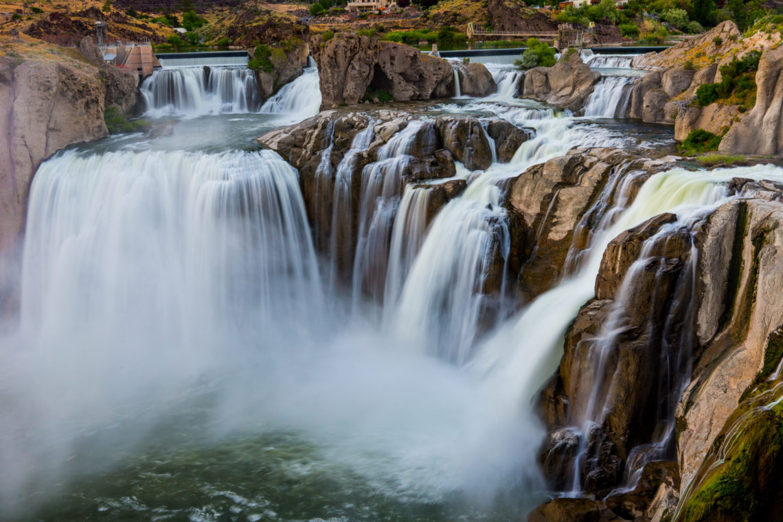 A little bit about the history of Shoshone Falls, Idaho - That