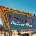 Bombay Beach Drive Inn sign - Our top 10 things to see when exploring the bizarre arts of the abandoned Bombay Beach in Salton Sea, California.