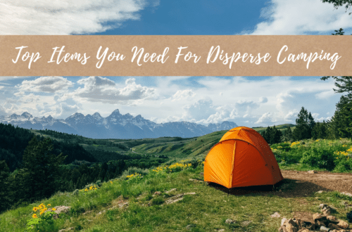 Top 10 items you need for dispersed camping