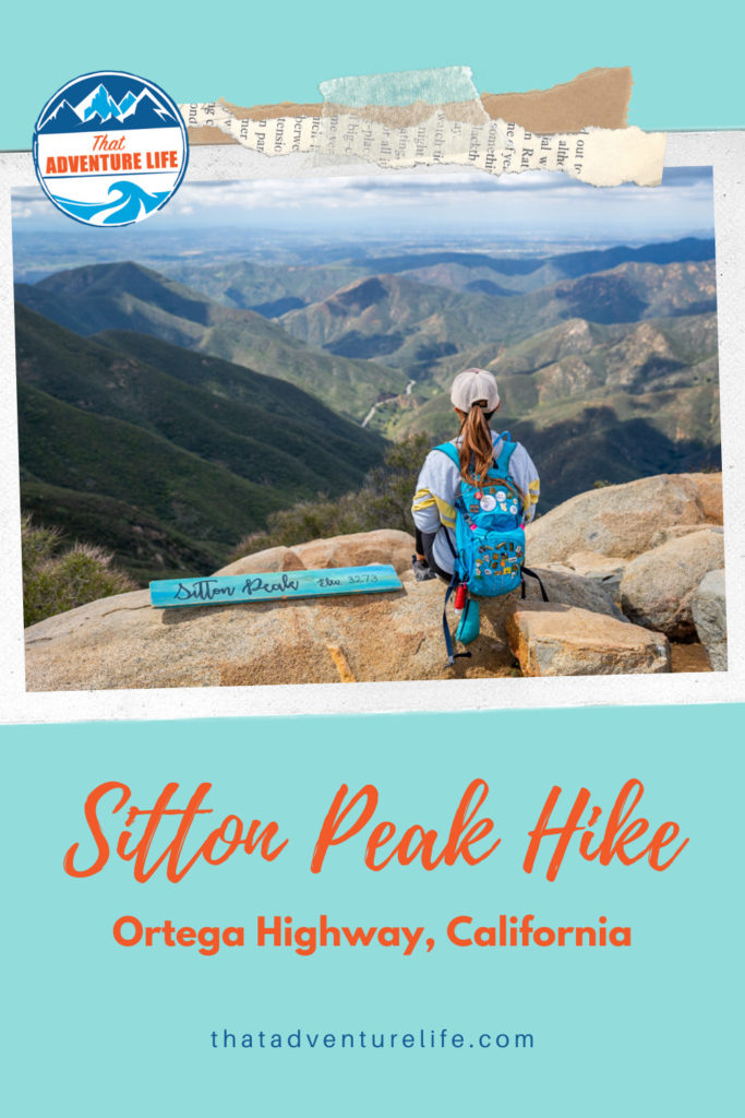 Sitton Peak Hike - Ortega Highway, California Pin 1