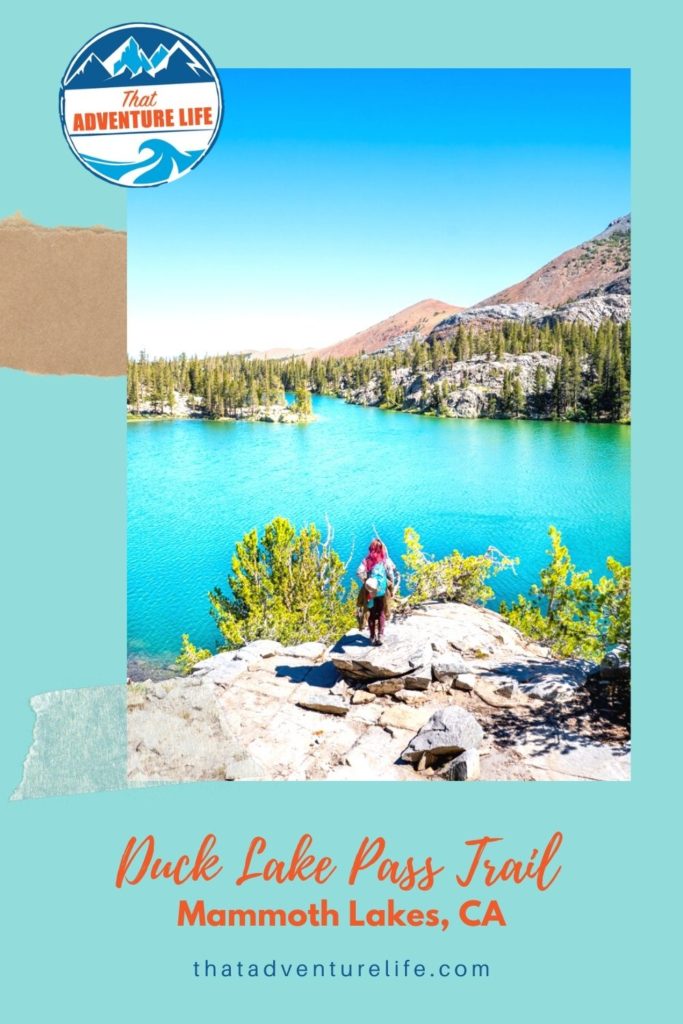 Duck Lake Pass trail in Mammoth Lakes, CA Pin 1