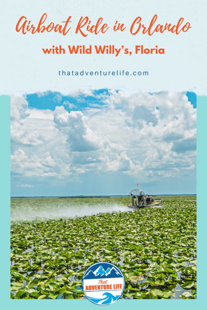 Airboat Ride in Orlando with Wild Willy’s, Florida Pin 1