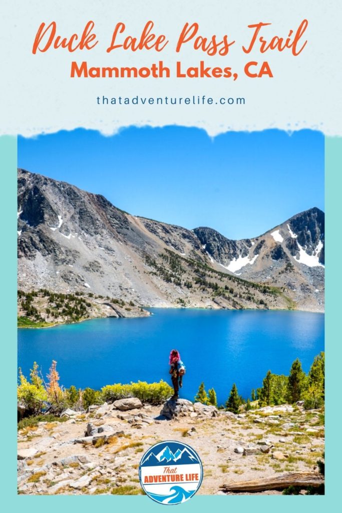 Duck Lake Pass trail in Mammoth Lakes, CA Pin 3
