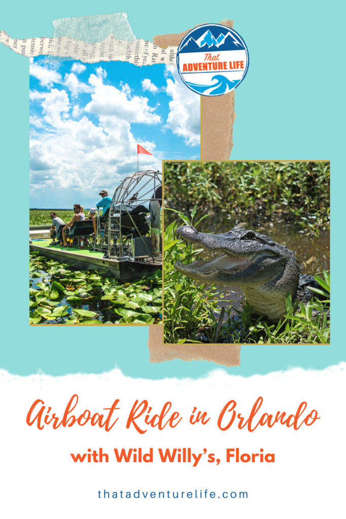 Airboat Ride in Orlando with Wild Willy’s, Florida Pin 2