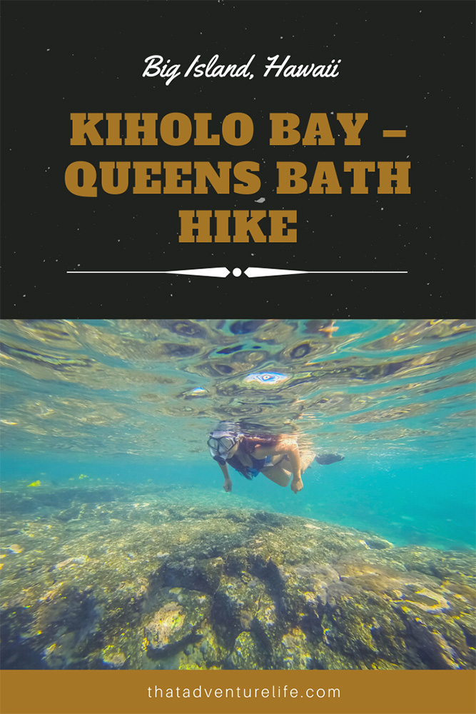 Kiholo Bay - Queens Bath Hike, Big Island, HI Pin 3