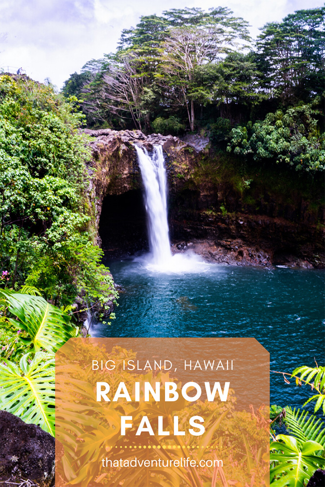 Rainbow Falls - Hilo, Big Island, Hawaii Pin 3