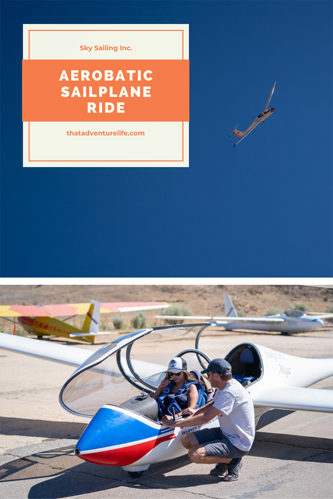 Aerobatic Sailplane Ride at Sky Sailing Inc. in Warner Springs, CA Pin 1