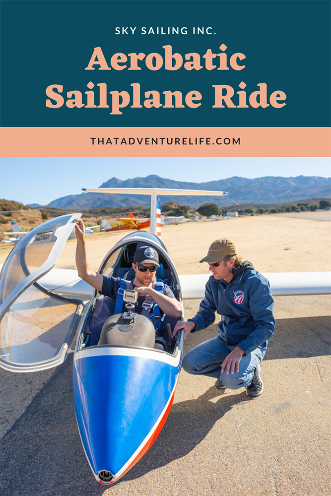 Aerobatic Sailplane Ride at Sky Sailing Inc. in Warner Springs, CA Pin 2