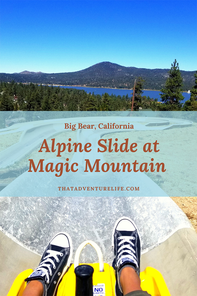 Alpine Slide at Magic Mountain - Big Bear, CA Pin 1