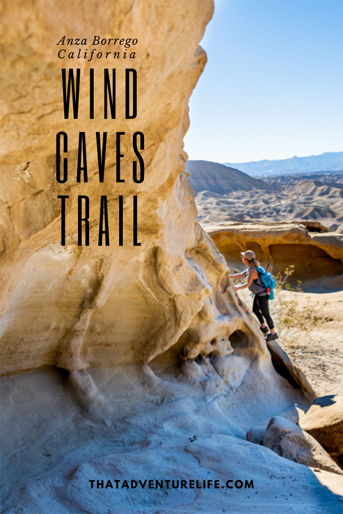 Wind Caves trail - Anza-Borrego Desert State Park, CA Pin  2