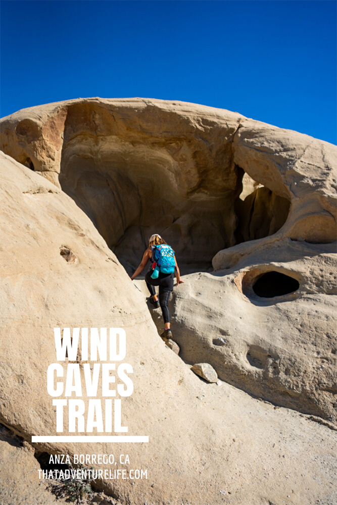 Wind Caves trail - Anza-Borrego Desert State Park, CA Pin 1