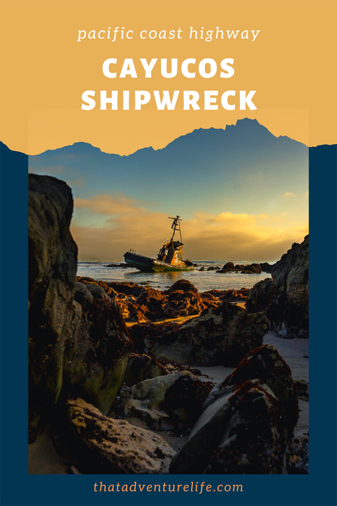 Cayucos Shipwreck - Pacific Coast Highway, CA Pin 2
