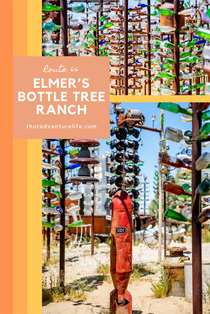 Elmer's Bottle Tree Ranch - Route 66, CA Pin 3
