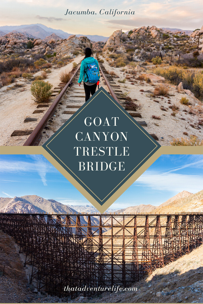 Goat Canyon Trestle Bridge hike via Carrizo Gorge Road Pin  2