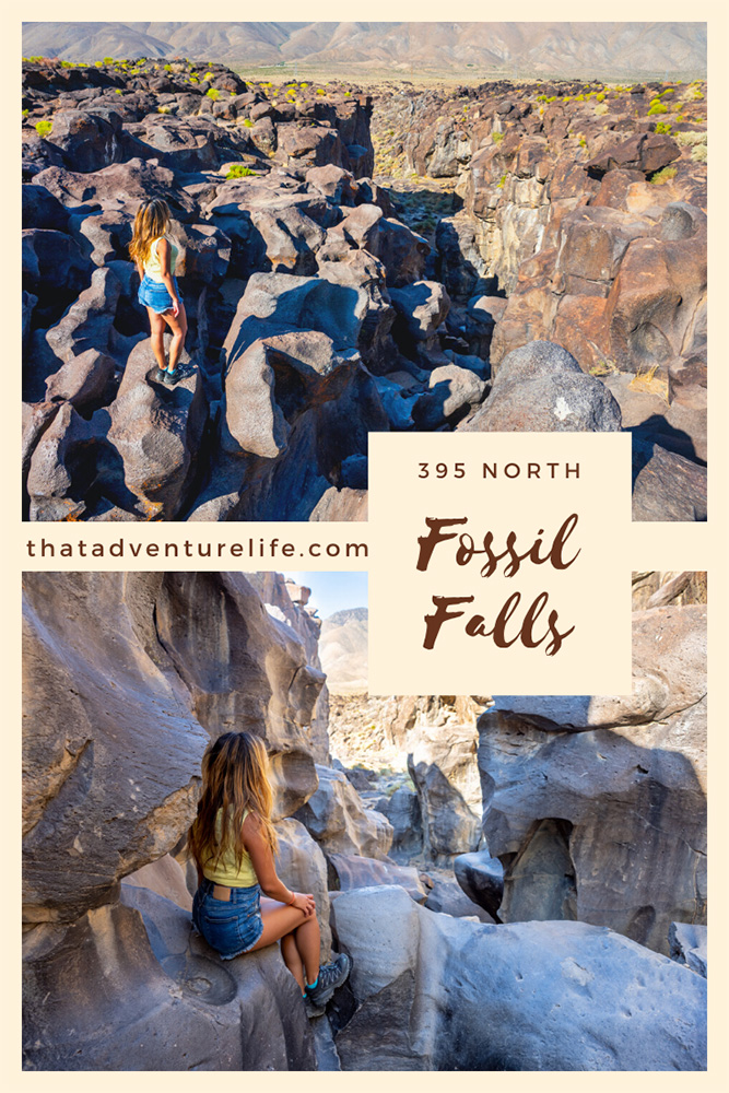Fossil Falls along Highway 395 - Coso, CA Pin 2