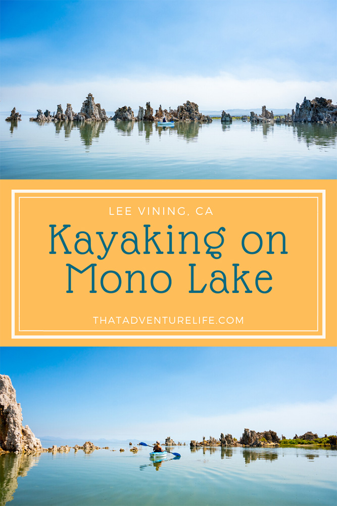 Kayaking on Mono Lake - Lee Vining, CA Pin 2