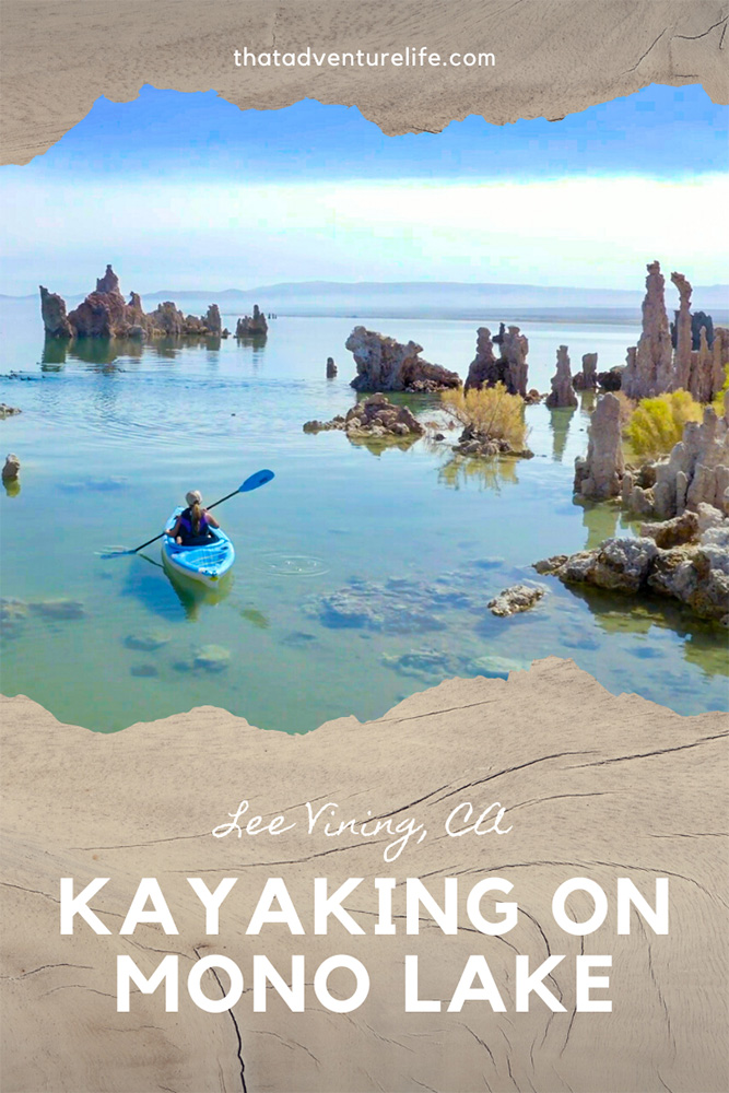 Kayaking on Mono Lake - Lee Vining, CA Pin 1