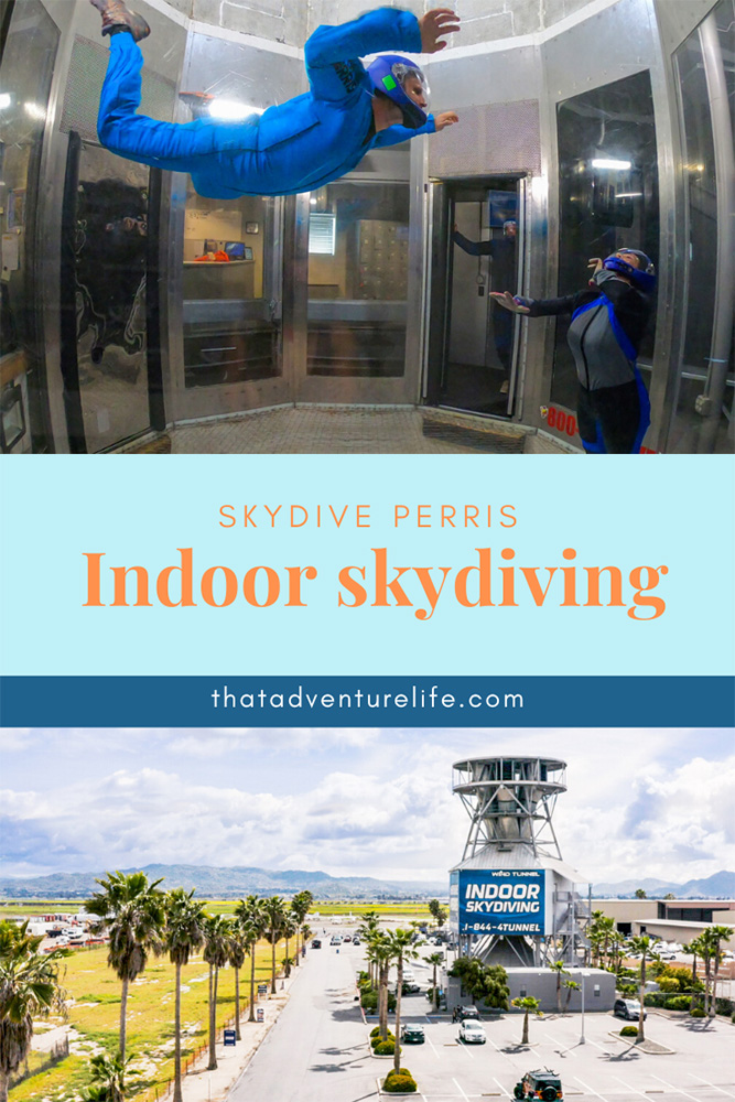 Indoor Skydiving at Skydive Perris, CA Pin 2