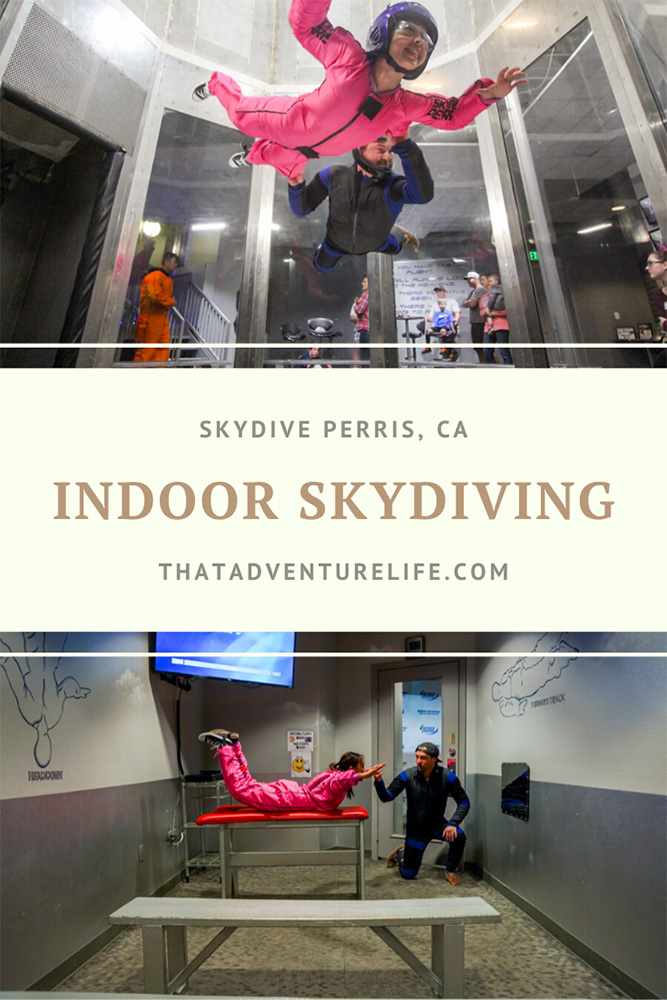 Indoor Skydiving at Skydive Perris, CA Pin 1