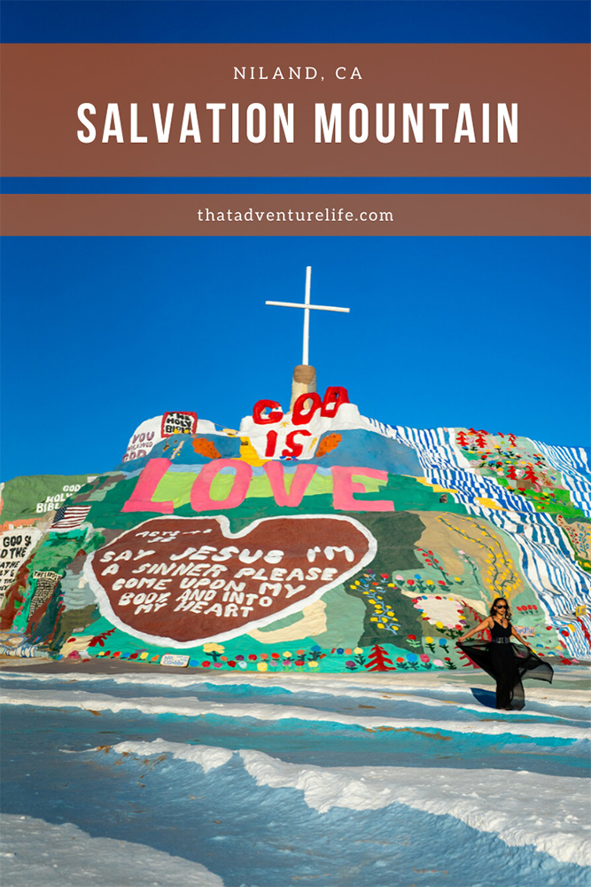 Salvation Mountain, Free One of a Kind Monument in Niland, CA Pin 3