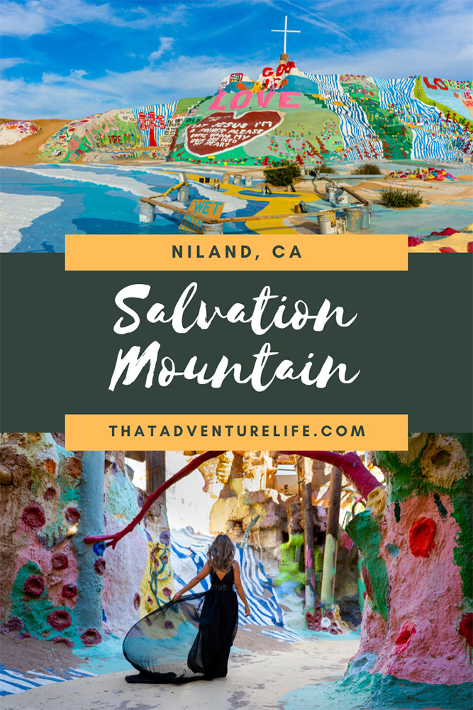 Salvation Mountain, Free One of a Kind Monument in Niland, CA Pin 2