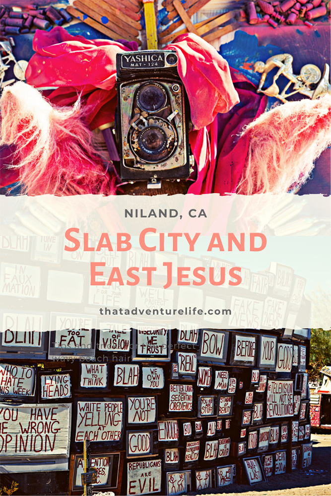 Slab City and East Jesus "The Last Free Place In America," California Pin 2