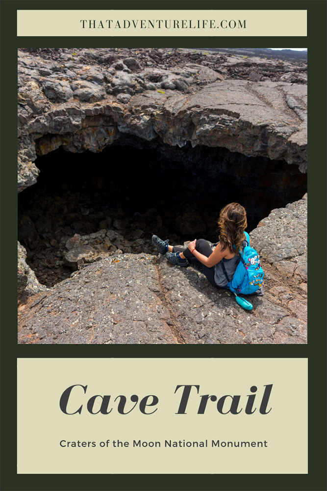 Cave Trail, the Best Trail in Craters of the Moon, ID Pin 