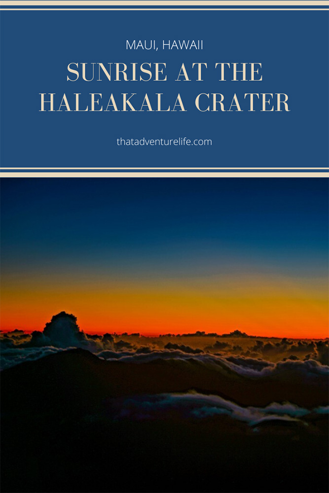 Sunrise at the Haleakala Crater in Maui, HI Pin 2