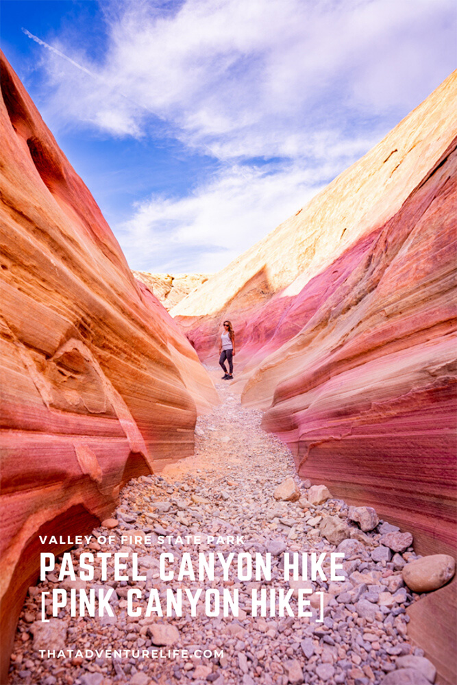 Pastel Canyon Hike (Pink Canyon Hike) - Valley of Fire State Park, NV Pin 3