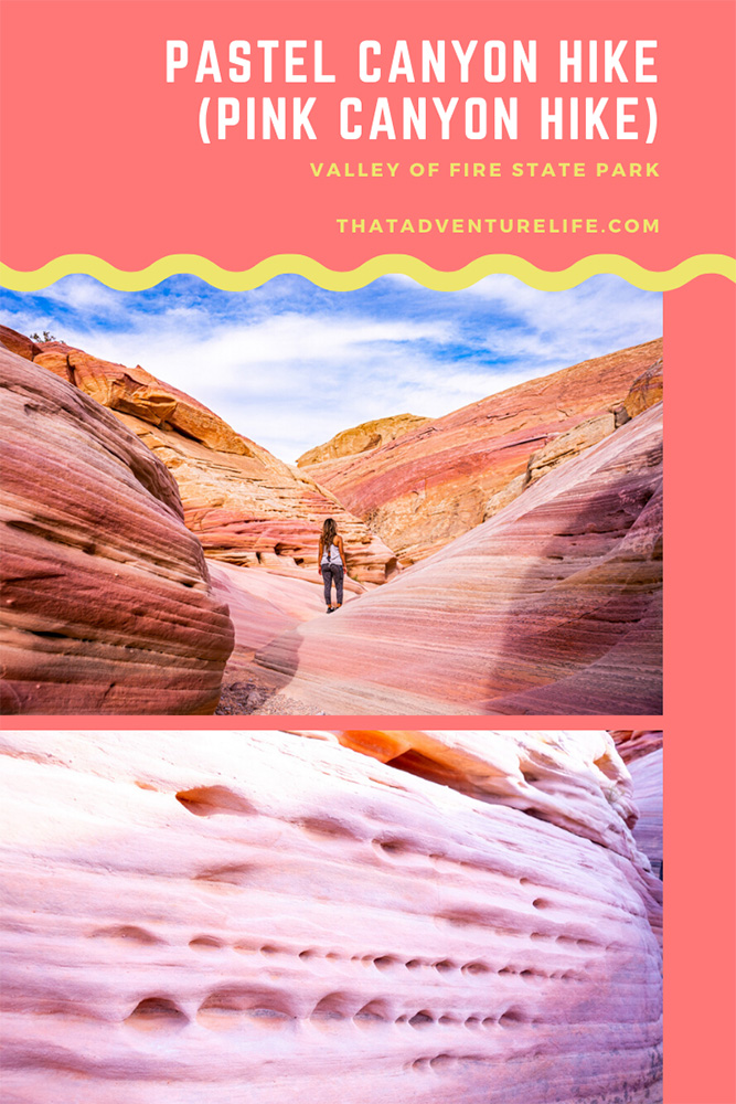 Pastel Canyon Hike (Pink Canyon Hike) - Valley of Fire State Park, NV Pin 2
