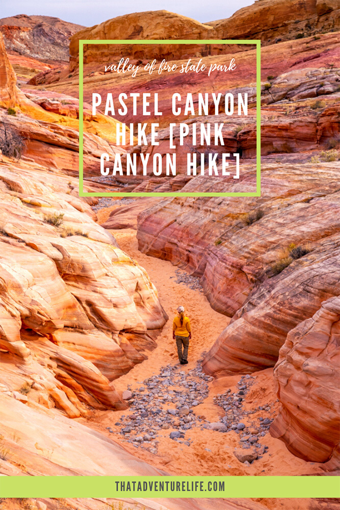 Pastel Canyon Hike (Pink Canyon Hike) - Valley of Fire State Park, NV Pin 1