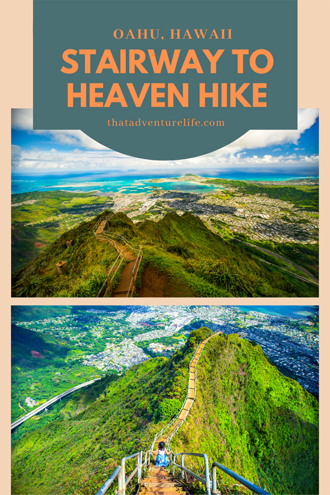 Moanalua Valley Middle Ridge trail to Haiku Stairs or Stairway to Heaven PIN 3