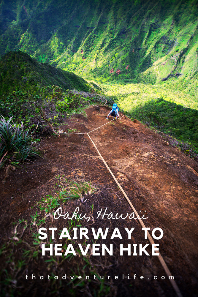 Moanalua Valley Middle Ridge trail to Haiku Stairs or Stairway to Heaven PIN 2