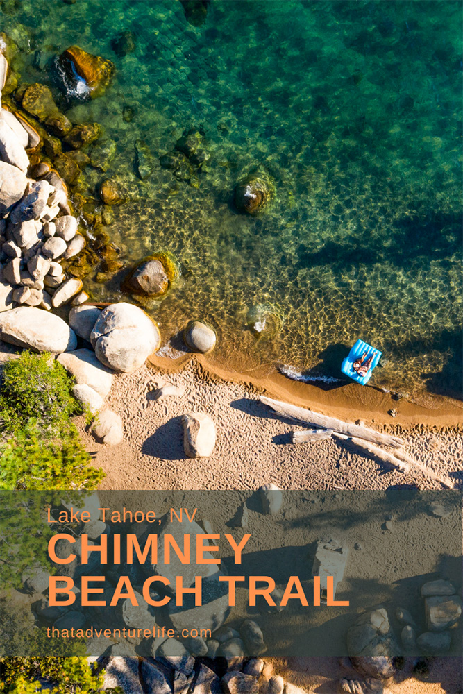 Chimney Beach trail: How to do sunset in Lake Tahoe Pin  3