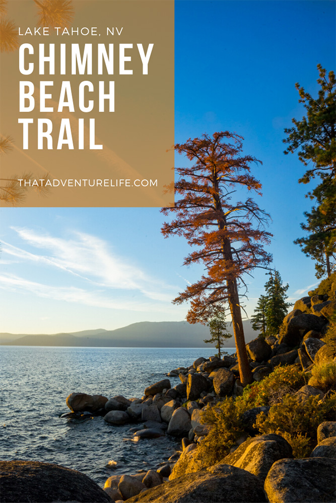 Chimney Beach trail: How to do sunset in Lake Tahoe Pin  2