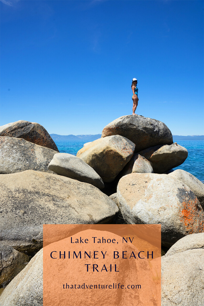 Chimney Beach trail: How to do sunset in Lake Tahoe Pin 1