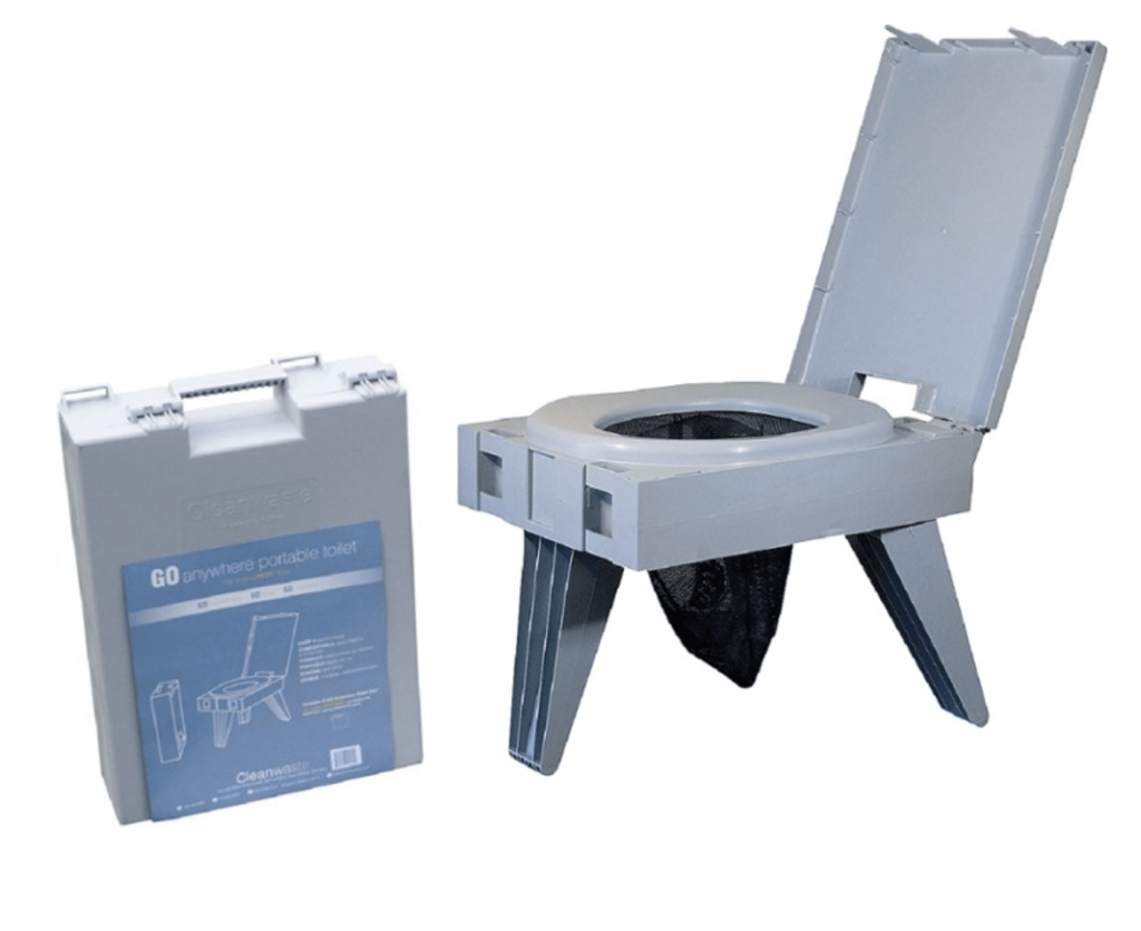 Cleanwaste GO Anywhere Portable Toilet Seat