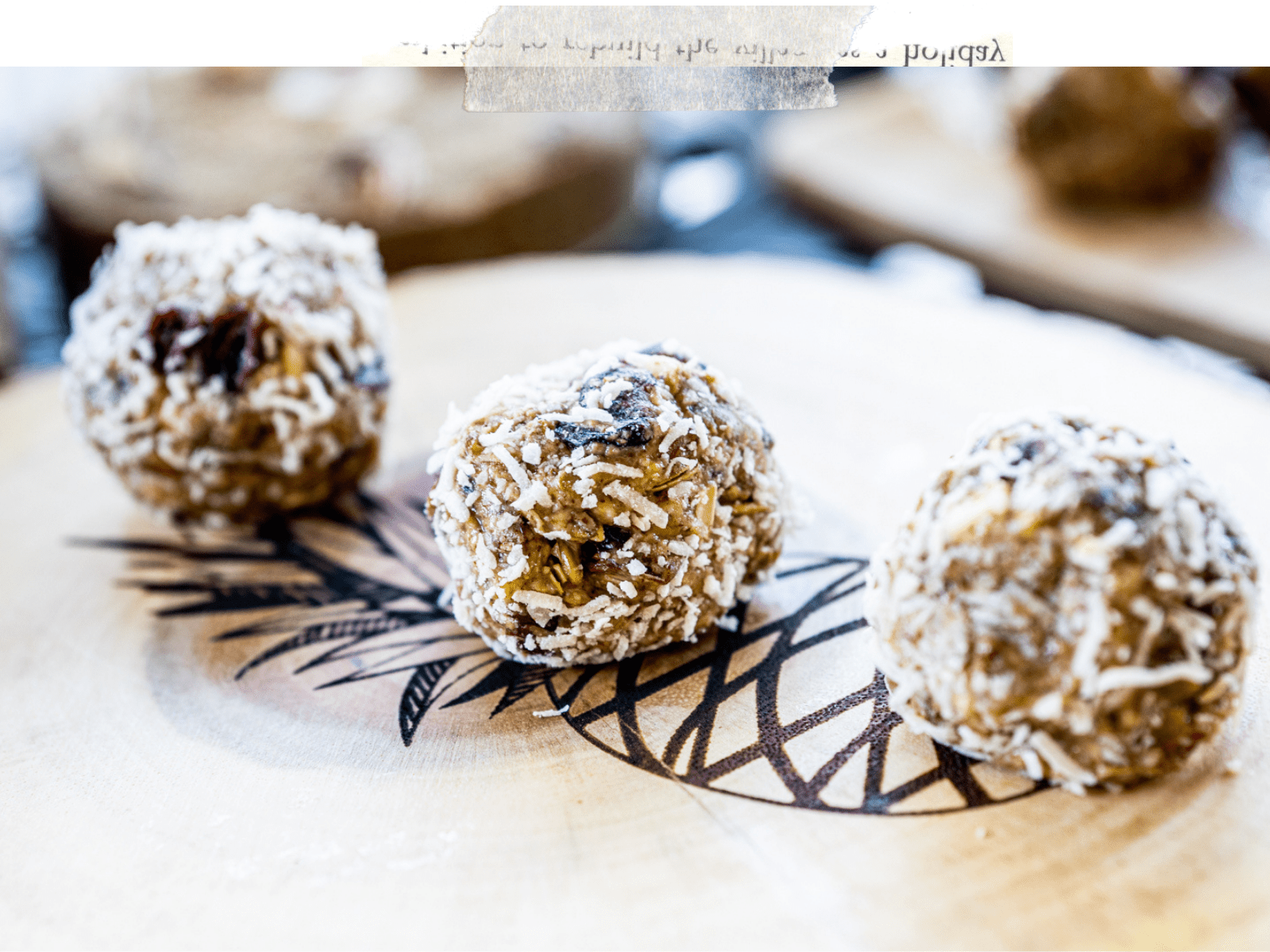 Almond and Cranberry Energy Balls Final Result