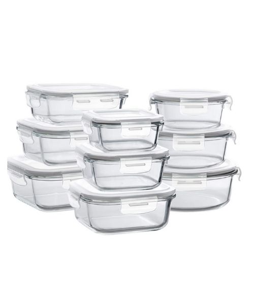 Bayco Glass Storage Containers with Lids