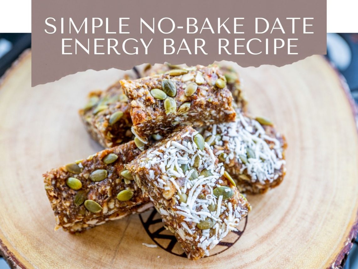 Simple No Bake Date Energy Bar Recipe