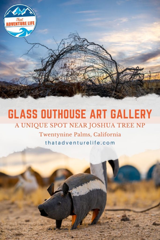 Pinterest Pin 1 Glass Outhouse Art Gallery 