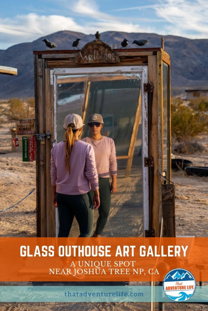 Pinterest Pin 3 Glass Outhouse Art Gallery 