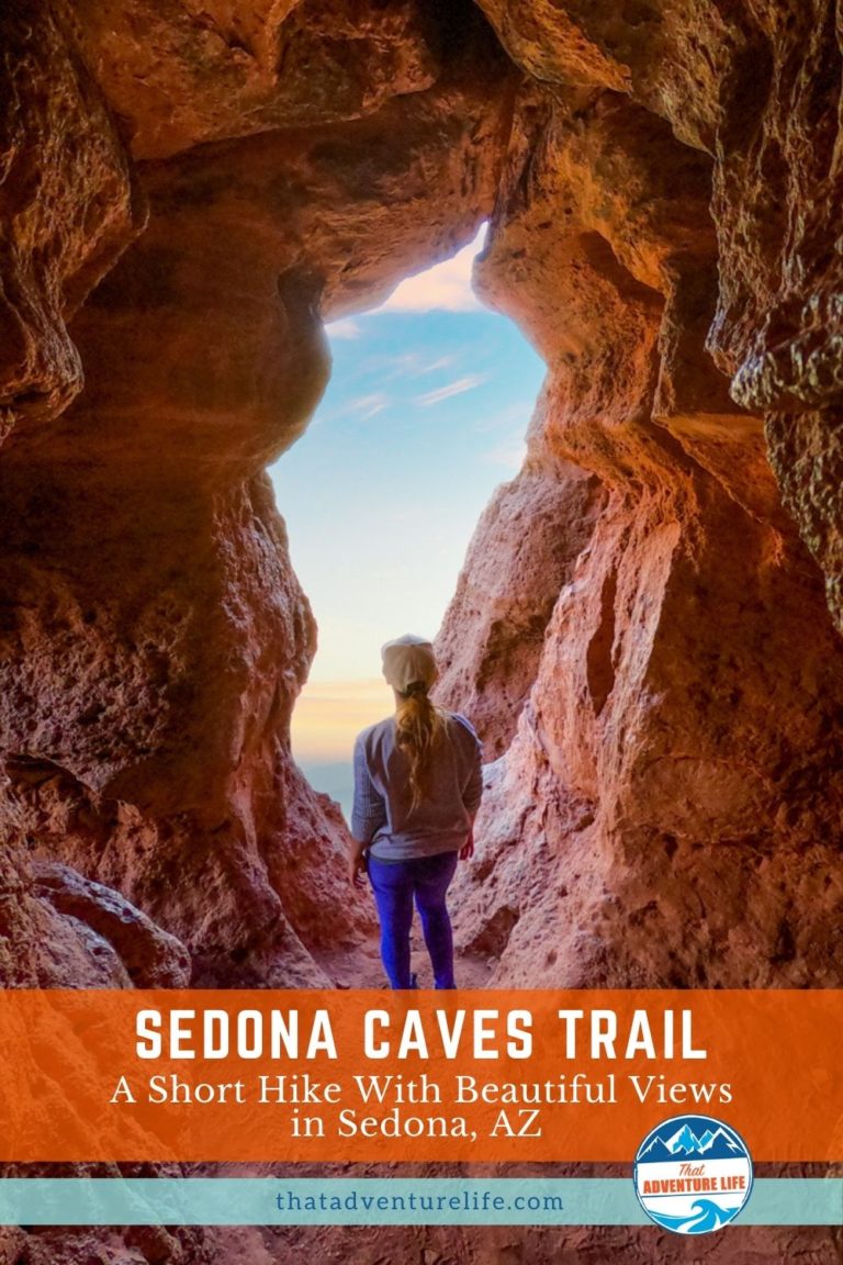 Sedona Caves Trail Pinterest Pin 3