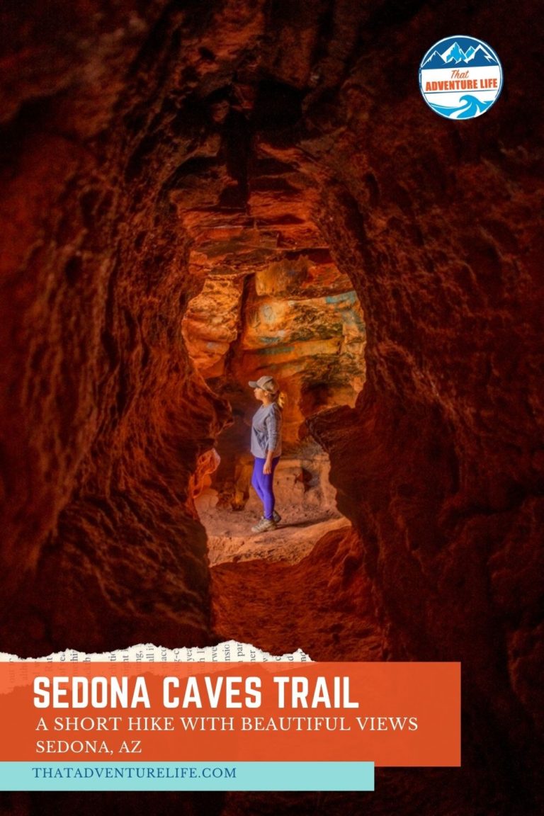 Sedona Caves Trail Pinterest Pin 2