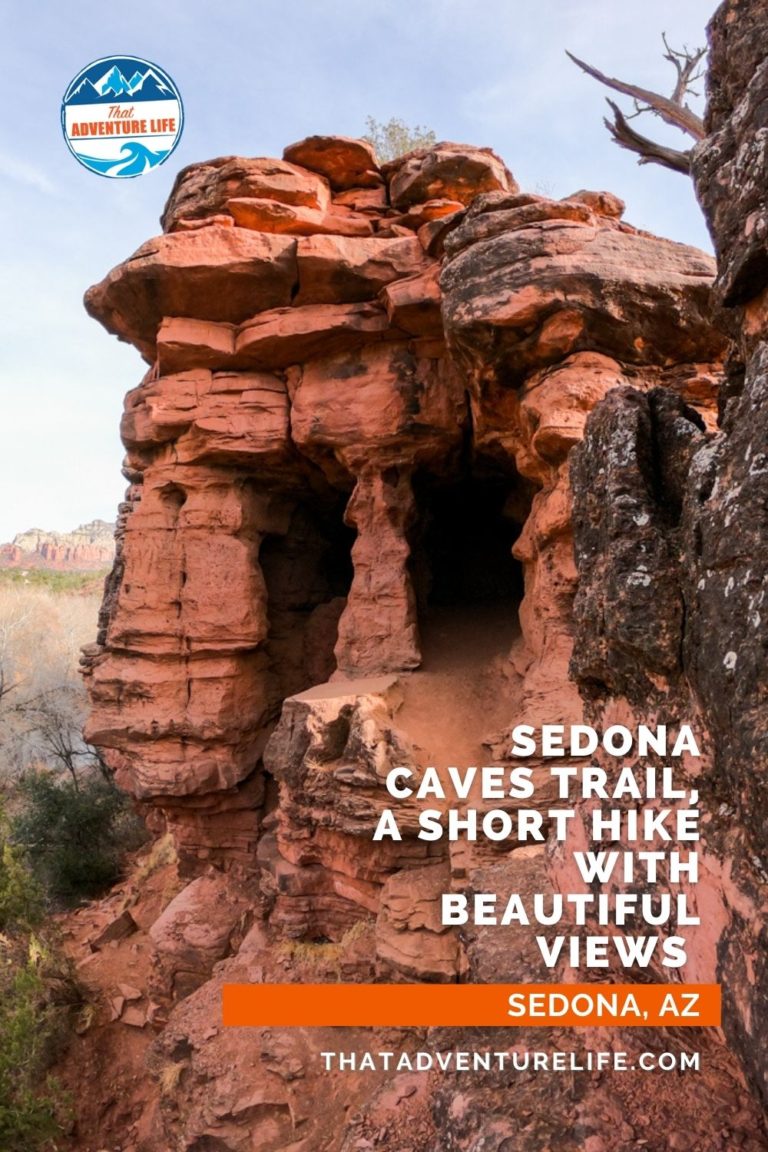Sedona Caves Trail Pinterest Pin 1