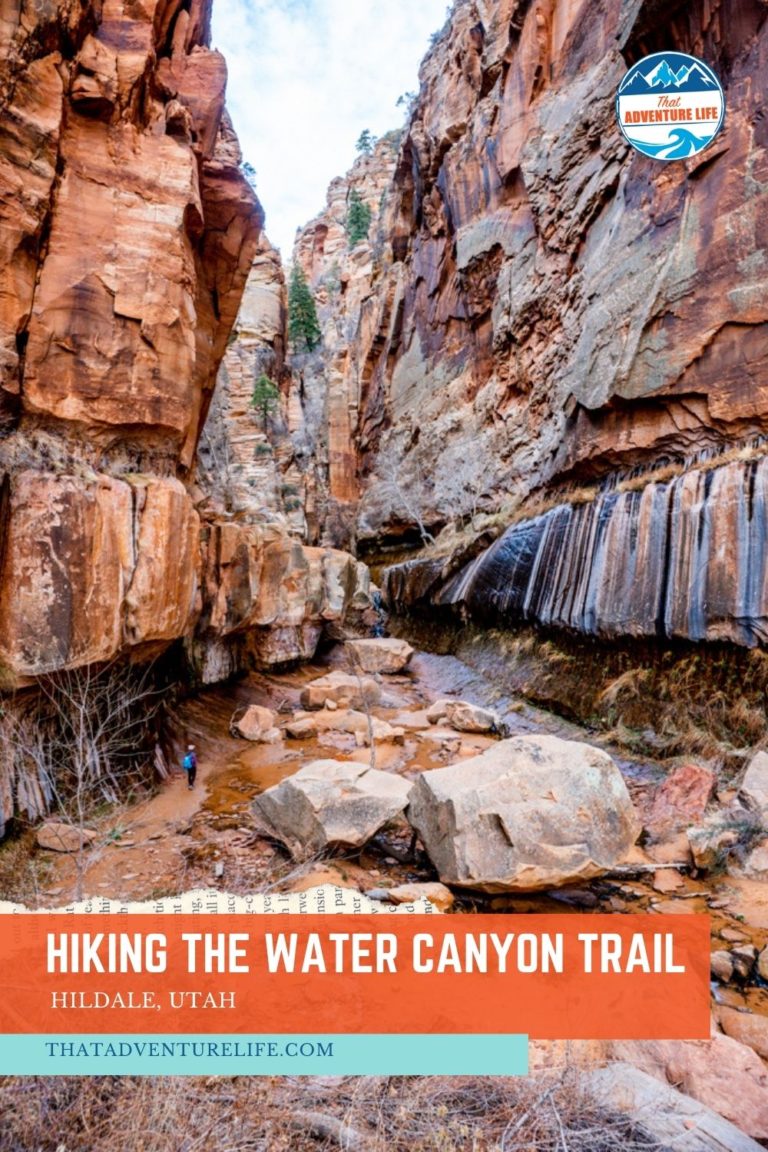 Water Canyon Trail in Hildale, Utah Pinterest Pin 3