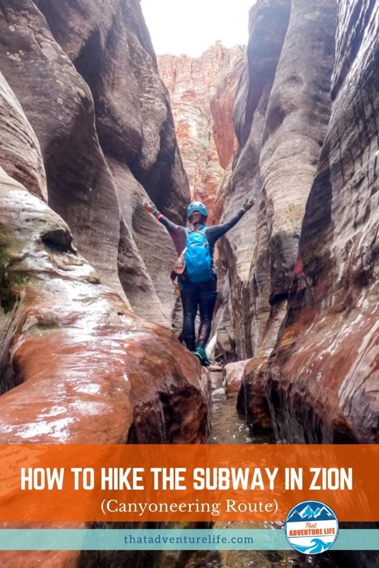 How to Hike the Subway in Zion, Top-Down (Canyoneering Route Pin 2