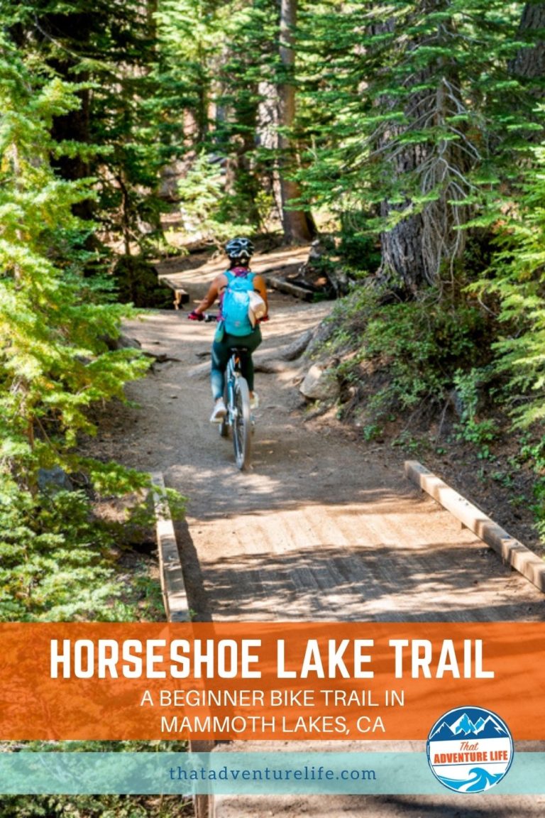 Horseshoe Lake Trail in Mammoth Lakes, Pinterest 1