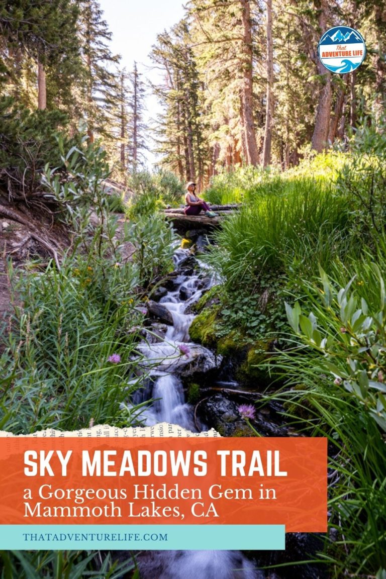Sky Meadows Trail in Mammoth Lakes Pinterest Pin 3