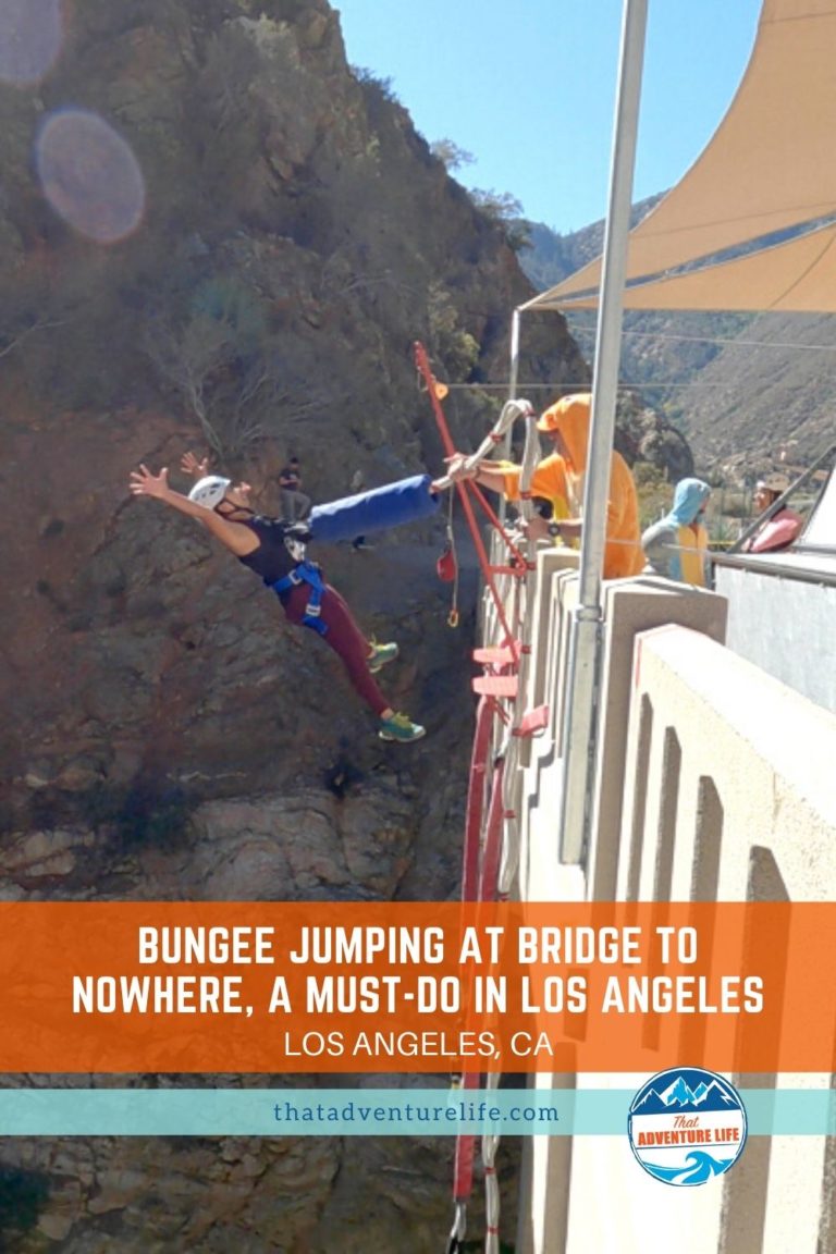 Bungee Jumping at Bridge to Nowhere, a Must-Do in Los Angeles Pin 2